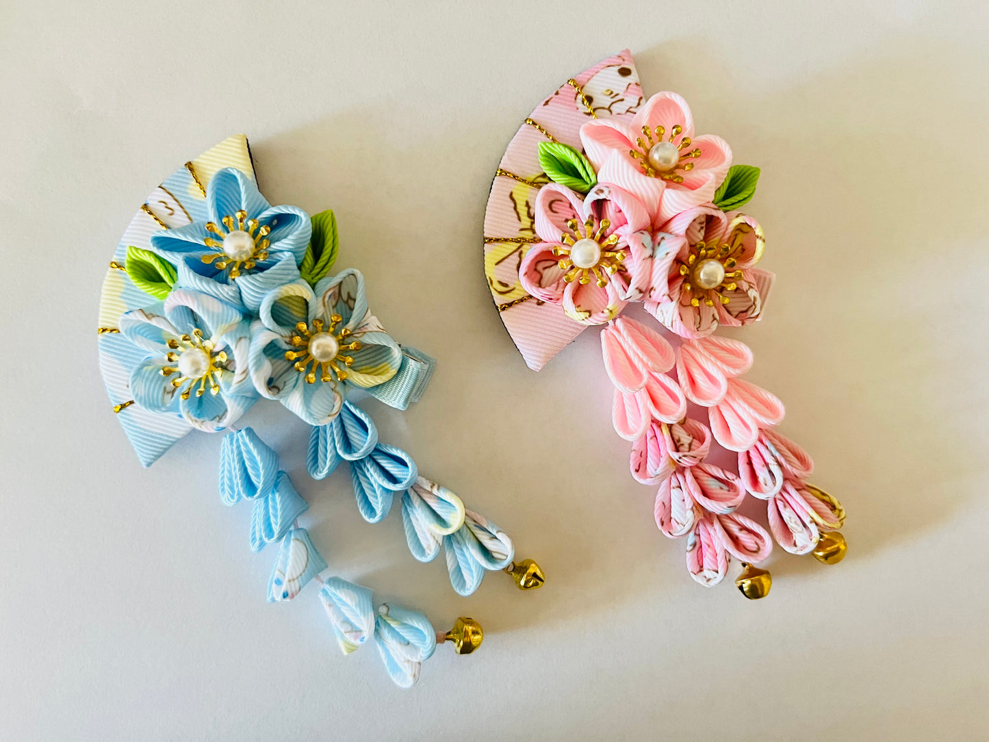 Asian princess style hair clip, Yukata hair style, kimono style,