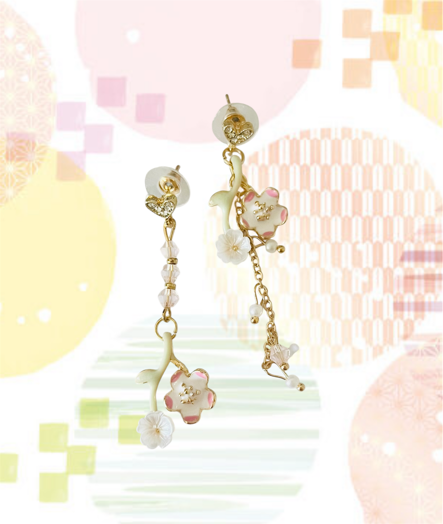 Asian style earring, for party, date, wedding, gifts for her